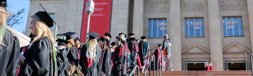 Commencement student