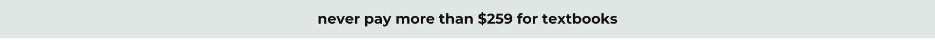 never pay more than 259