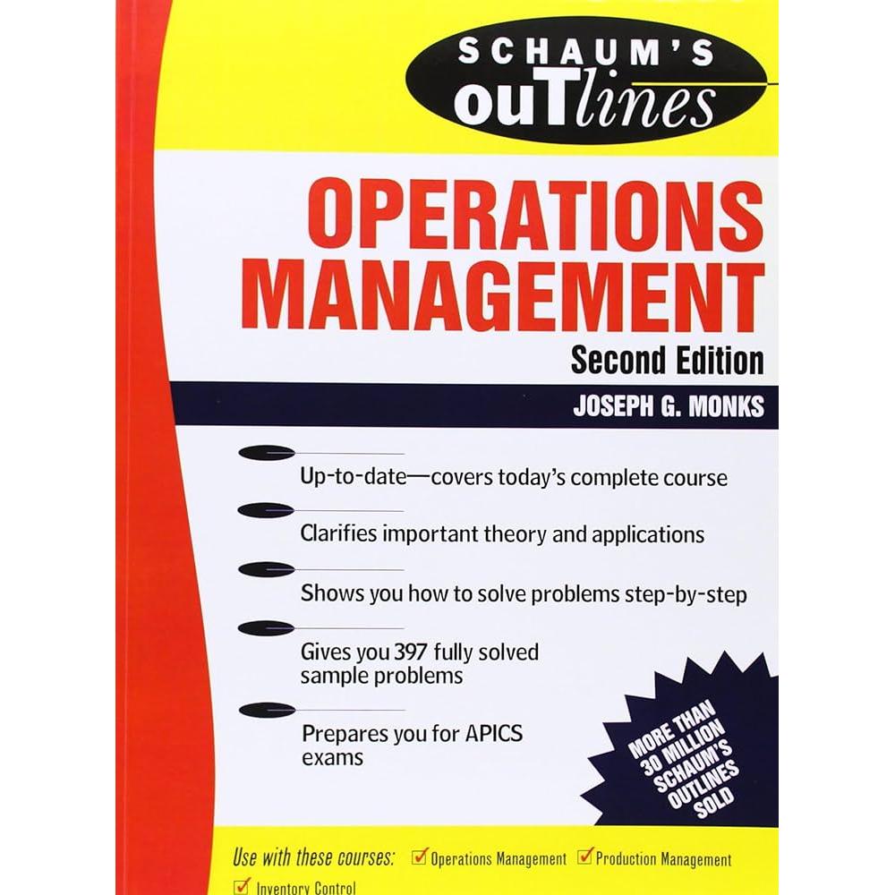 Operations Management Schaum's Outline Second Edition