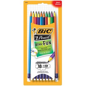 Bic #2 Pencils Xtra -Fun 18 Pack