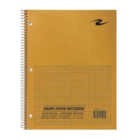 Quad Ruled Graph Paper Notebook