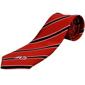 University of Utah Athletic Logo Striped Tie
