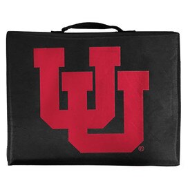 Black Interlocking U Stadium Cushion