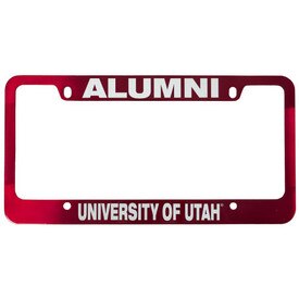 University of Utah Red Alumni License Plate Frame