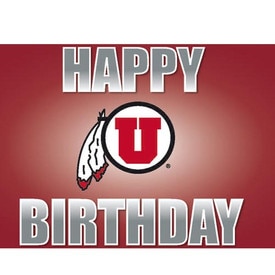Utah Utes Happy Birthday
