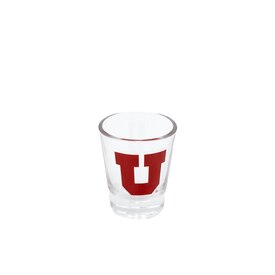 Block U Clear Shot Glass
