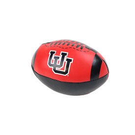Interlocking U Black & Red Football Plush