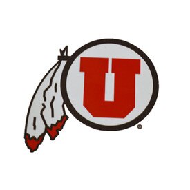 Utah Athletic Logo Small Outside Application Decal
