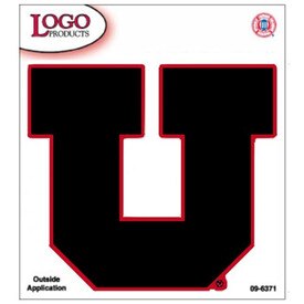 Medium Block U Outline Decal