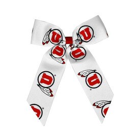 Utah Utes Athletic Logo Bow Hair Tie