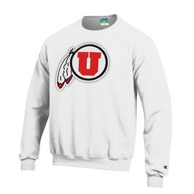 Champion Athletic Logo Crew Neck Sweatshirt Twill