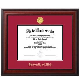Jostens Meridian Diploma Frame Red Matte