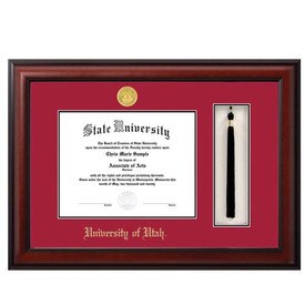 Jostens Meridian Diploma Frame -Tassel Box Red Matte