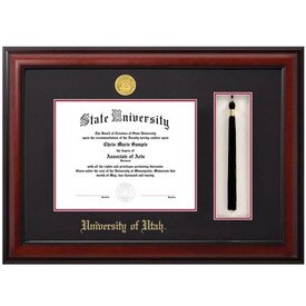 Jostens Meridian Diploma Frame -Tassel Box Black Matte