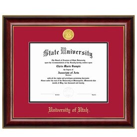Jostens Classic Diploma Frame Red Matte