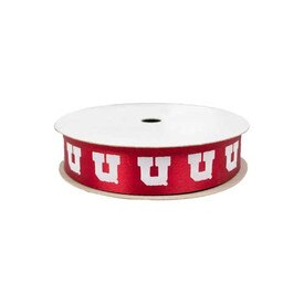 Utah Utes Block U Decorative Ribbon Roll