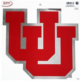 Interlocking U With Silver Outline Decal