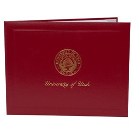 University Seal Red Diploma Cover