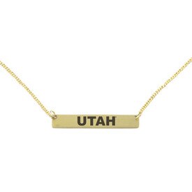Utah Gold Bar Necklace
