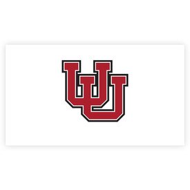 Utah Utes White Interlocking U Flag