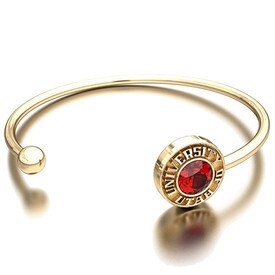 Bracelet Cuff Gold Uofu Yellow Gold Cuff Bracelet