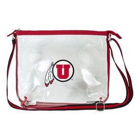 Utah Athletic Logo Clear Shoulder Bag