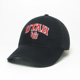 Legacy Utah Interlocking U Adjustable Hat Black