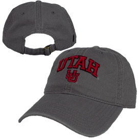Legacy Utah Interlocking U Adjustable Hat Gray