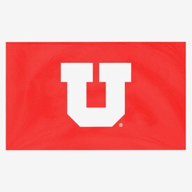 Block U Applique 3 'X5' Vertical Banner
