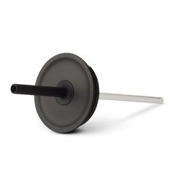 Medium Press In Straw Lid Black
