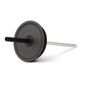 Large Press In Straw Lid Black