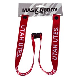 Utah Utes Mask Buddy Lanyard