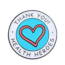 Thank You Health Heros Pin