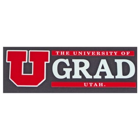 U Of U Grad Vinyl Decal