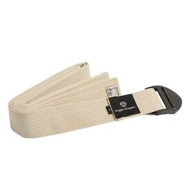Hugger Mugger 6' Cinch Yoga Strap Natural