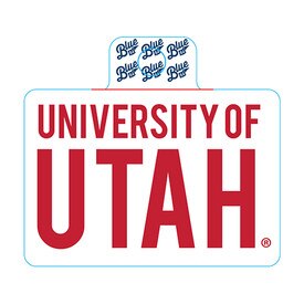 Decal Jr Wordmark U Of U