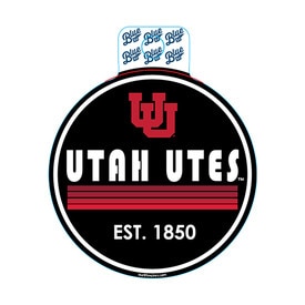 Interlocking U Utah Utes Decal
