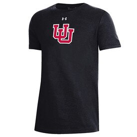Youth Under Armour Short Sleeve Tee University Of Utah Uublack