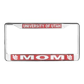 University of Utah Mom License Plate Frame