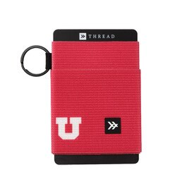 Thread Wallets Elastic Block U Wallet Red