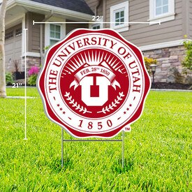 Lawn Sign Medallion Drop