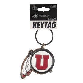 Keytag Athletic Logo Silver