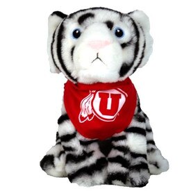 White Tiger With Utah Bandana Plush