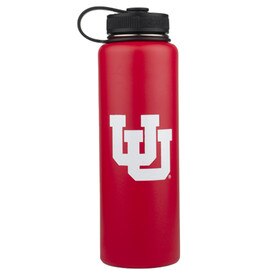 Interlocking U Red 40Oz Bottle