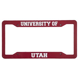 University of Utah Red License Plate Frame