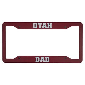 Utah Dad Red License Plate Frame