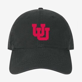 Legacy Interlocking U Adjustable Hat Black