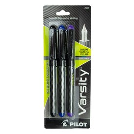 Varsity Ftn Pen ,3Pk Crd