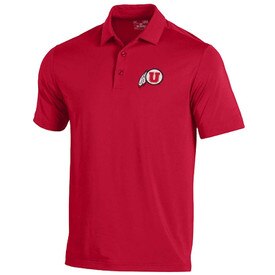 Under Armour Athletic Logo Polo Red