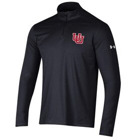 Under Armour Interlocking U Quarter Zip Black